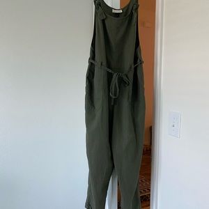 Army-green Overalls